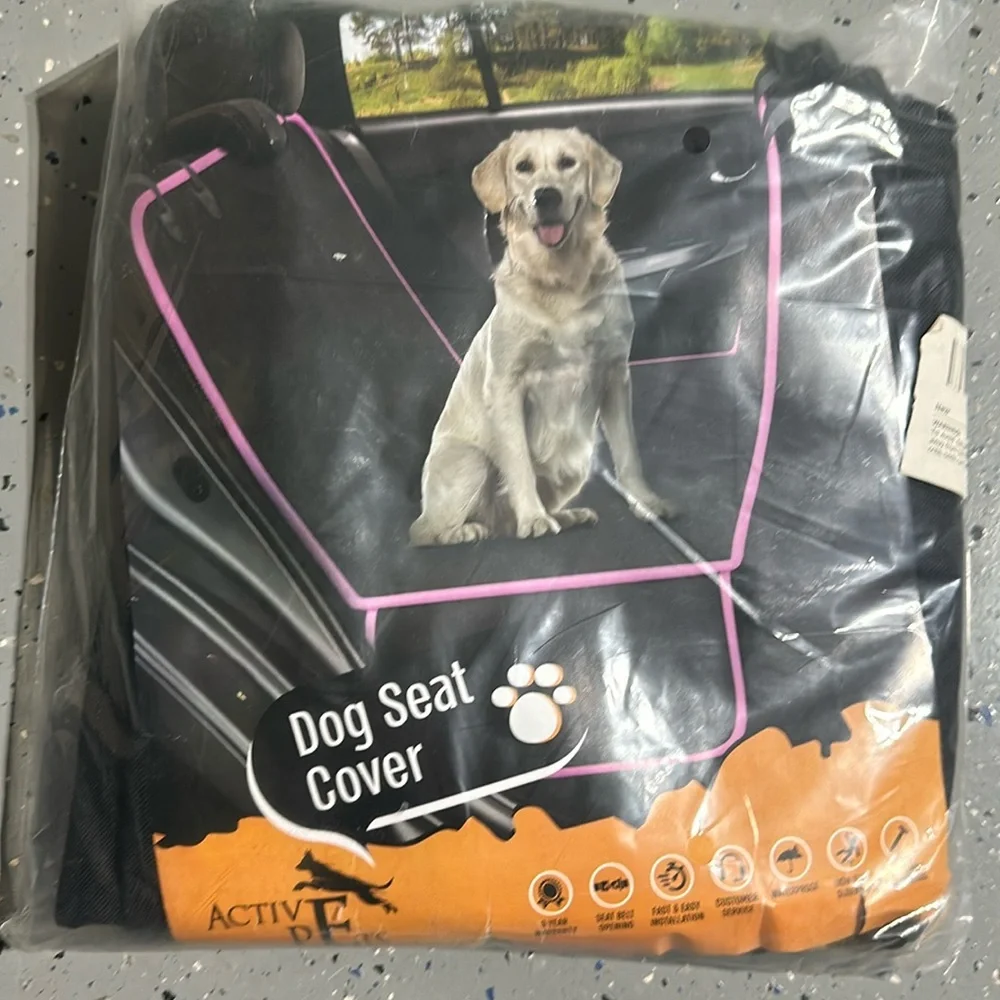 Car Seat Cover for Dogs - Standard Dog Seat Cover for Back Seat Use